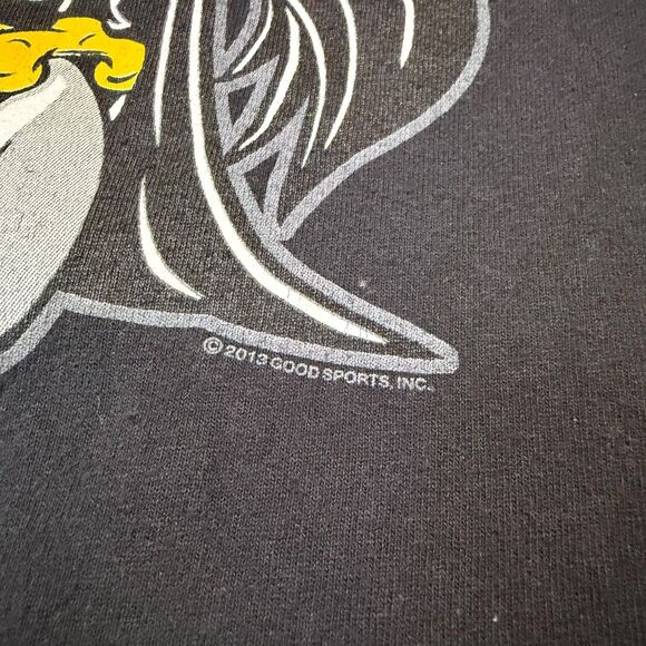 2013 Hot Leathers Vulture Skull Graphic T-Shirt Men’s M Black Biker Moto Tee - Picture 8 of 11